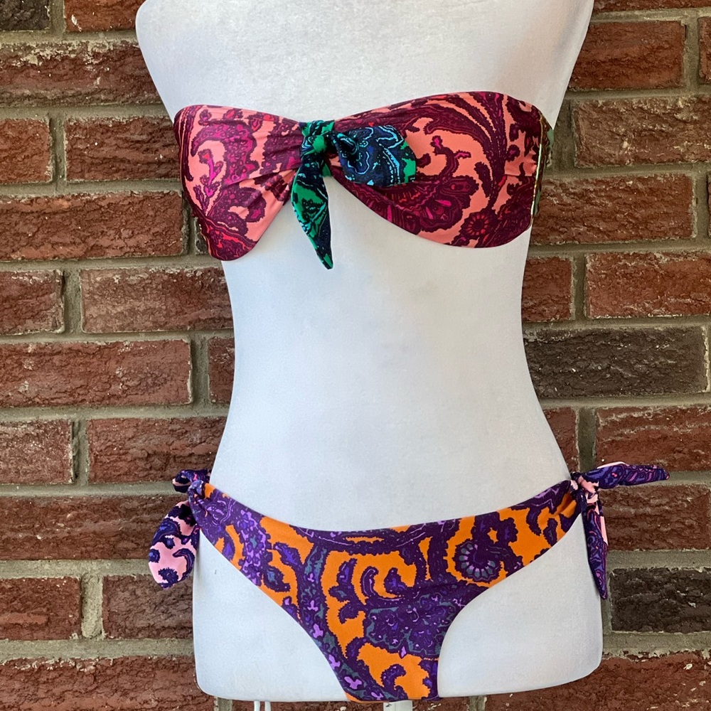 Zimmermann Tiggy Tie Bikini, Spliced Size 1 US 4-6 - Picture 3 of 8